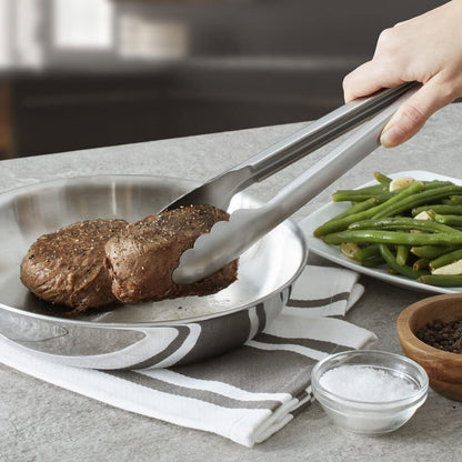KitchenAid Universal Utility and Serving Stainless Steel Kitchen Tongs, Set of 2