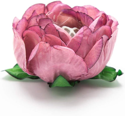 Handmade Paper Truffle Cups - Liners, Wrappers, Candy Cups - Pack of 30 (Paper, Peony Dusty Rose)