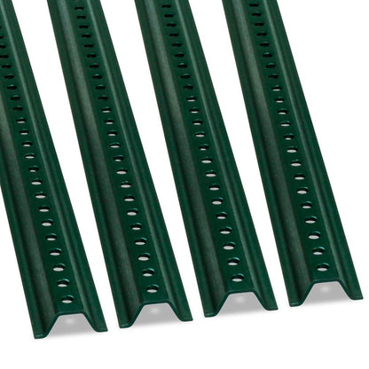 SmartSign U-Channel Sign Post, Medium Weight | 6' Tall Baked Enamel Steel Post - Pack of 4