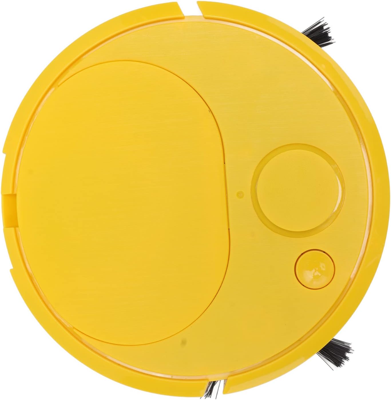 Mini Robot Vacuum Cleaner, Automatic USB Charging Robot for Pet Hair, Hardwood Floors, Tile Floor (Yellow)