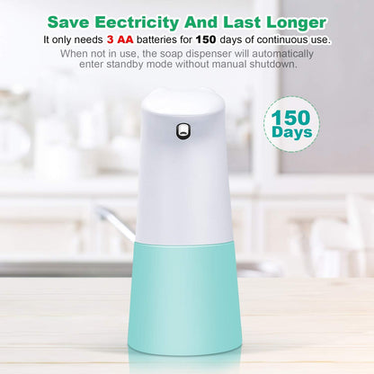 Foaming Soap Dispenser, Automatic Touchless Hand Soap Dispenser, 250ML for Bathroom, Kitchen
