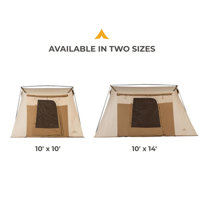 Teton Mesa 14 Canvas Tent; Tent for Family Camping in All Seasons; The Right Shelter for Your Base Camp; Waterproof