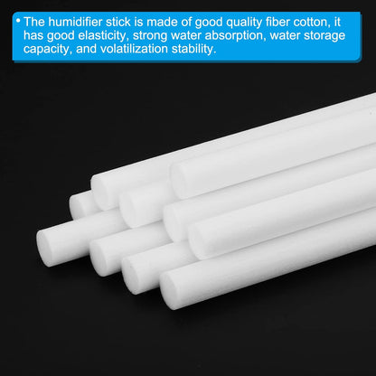 PATIKIL Humidifier Cotton Filter Sticks, 10 Pcs Refill Wicks Replacement for USB Mini Humidifiers, Portable Diffuser