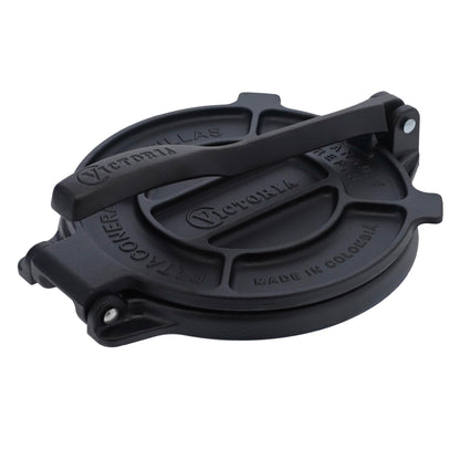 Victoria Cast Iron Tortilla Press, Tortilla and Roti Maker, Made in Colombia, 6.5 Inches