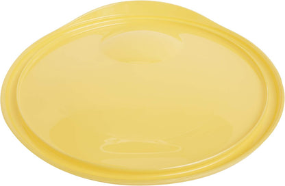 Rubbermaid Commercial Lid for Round Food Storage Container, Yellow, Fits 12-22 Qt.