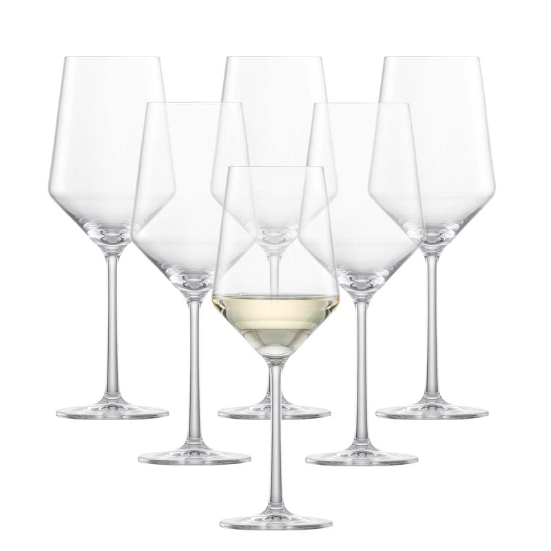 ZWIESEL GLAS Pure Sauvignon Blanc White Wine Glass (Set of 6), Graceful Wine Glasses for White Wine, Dishwasher-Safe Tritan Crystal Glasses, Made in Germany (14 Ounce)