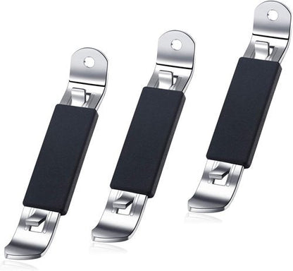 HANCELANT Magnetic Bottle Openers - Classic Stainless Steel Can Tappers for Camping | Set of 3