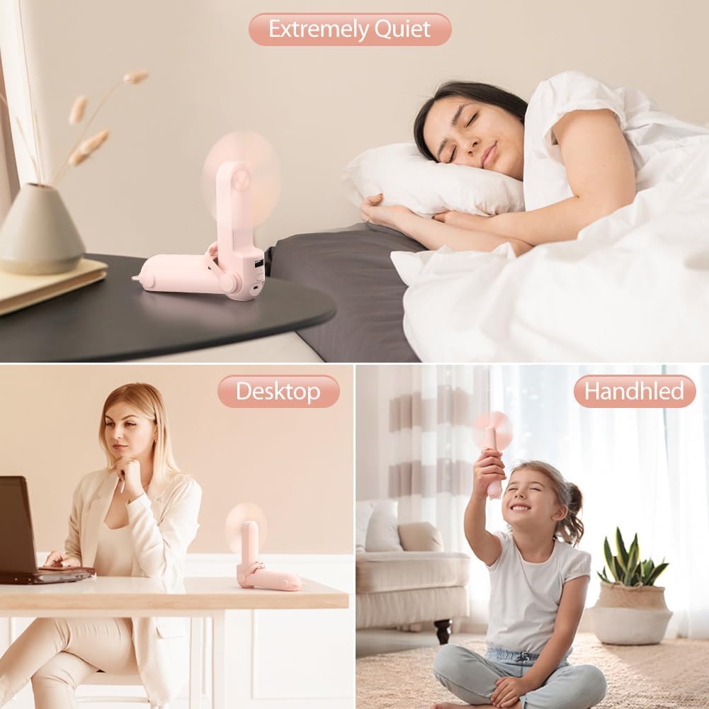 LifePlus Personal Cooling Baby Stroller Fan for Home, Office, Outdoor Travel