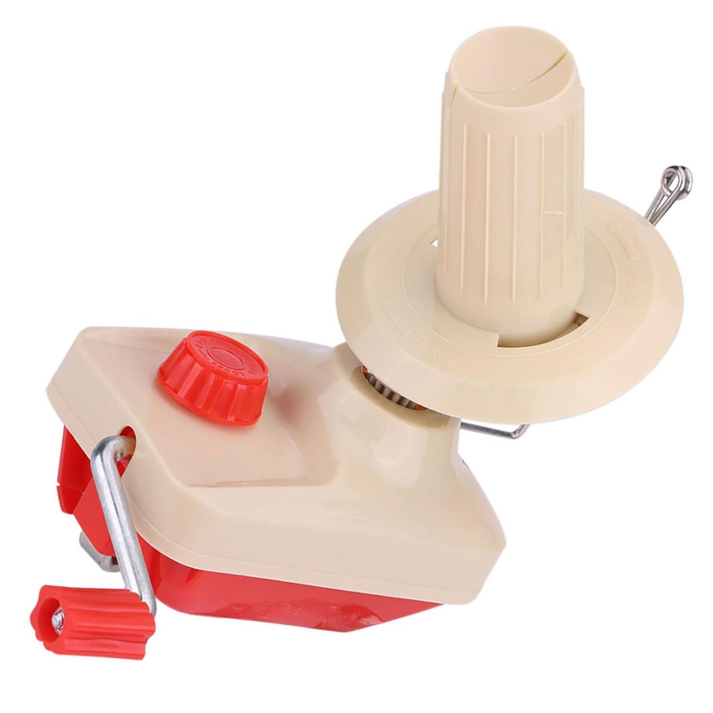 WGFOIP Thread Ball Winder, Hand Operated Plastic Metal Winders with Clip Table Design, Compact Yarn Winder for Knitting Sewing Projects
