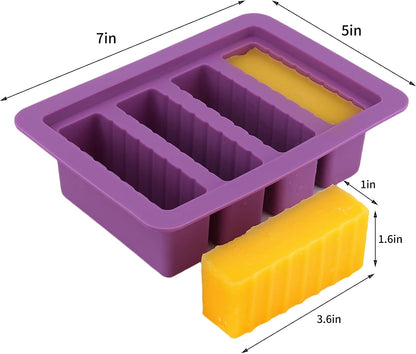 KeFanta Silicone Butter Mold, Large Butter Maker with Lid and Food Grade Silicone Spatulas for Homemade Butter