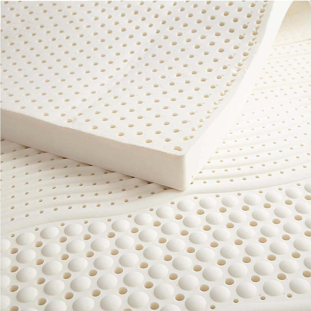 Organic Natural Latex Mattress - 3-Inch Medium Soft Hybrid Mattress, Foldable Floor Sleeping Bed Tatami Mat, 150x190cm (59x75in) for Ultimate Comfort