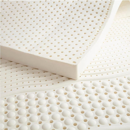 Organic Natural Latex Mattress - 3-Inch Medium Soft Hybrid Mattress, Foldable Floor Sleeping Bed Tatami Mat, 150x190cm (59x75in) for Ultimate Comfort