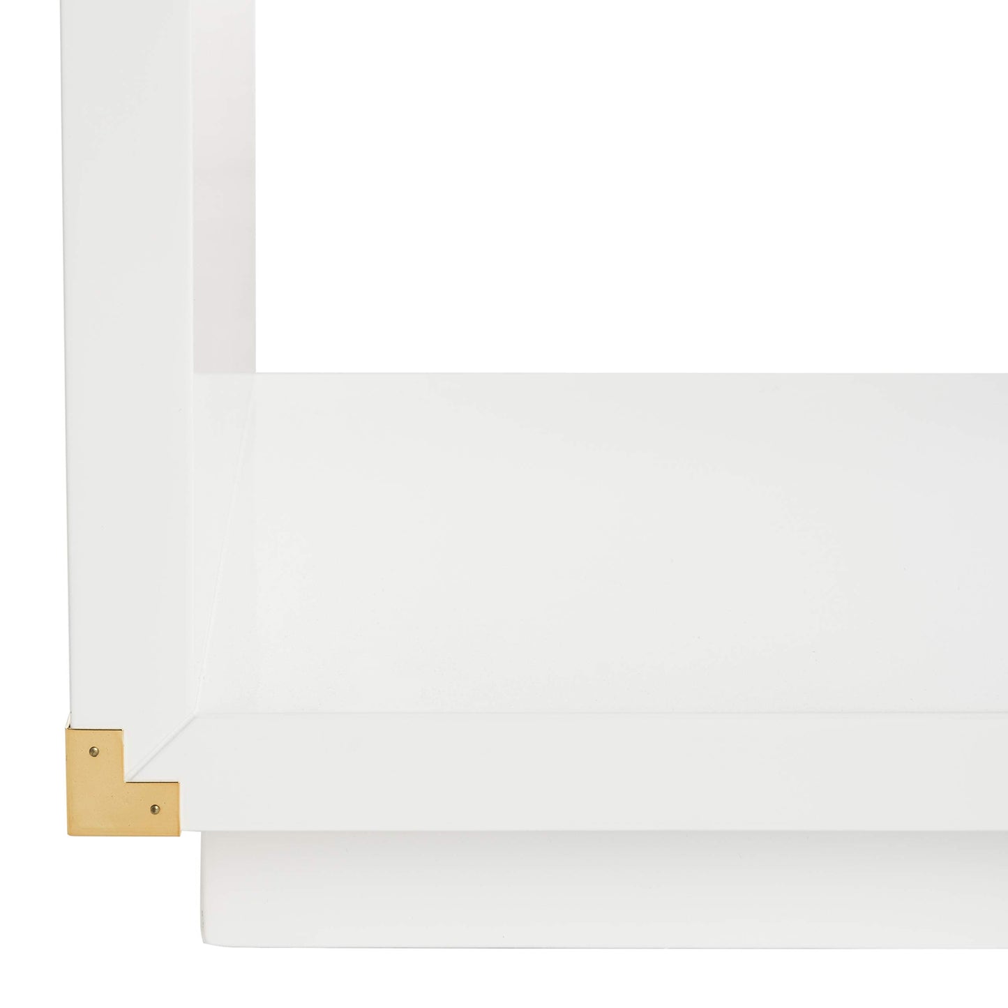 Safavieh Couture Collection Lella White Lacquer Side Table
