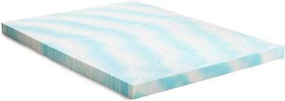 Linenspa 4 Inch Gel Memory Foam Mattress Topper - Cooling & Pressure Relieving - Full Size, CertiPUR Certified