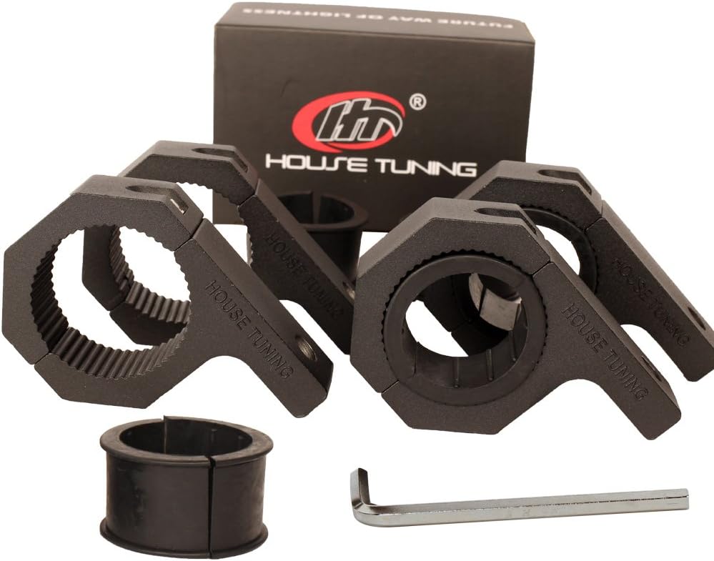 Roll Bar Clamps 1.75 inch, Pack of 4 Tube Clamp Bracket for UTV Truck Light Mount