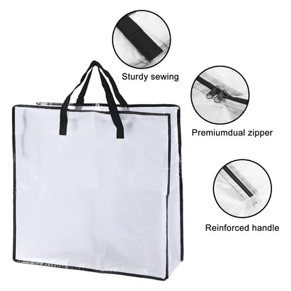 5 Pack Wreath Storage Bag 26x9 Inch Christmas Wreath Storage Container with Zipper and Handles, Underbed Wreath Storage Organizer for College Clothes Pillow Bedding Christmas Wreath