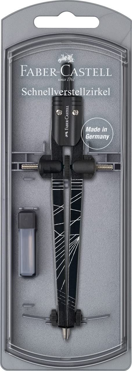 Faber-Castell Twister 2022 Compass with Quick-Set Mechanism - Various Colourways
