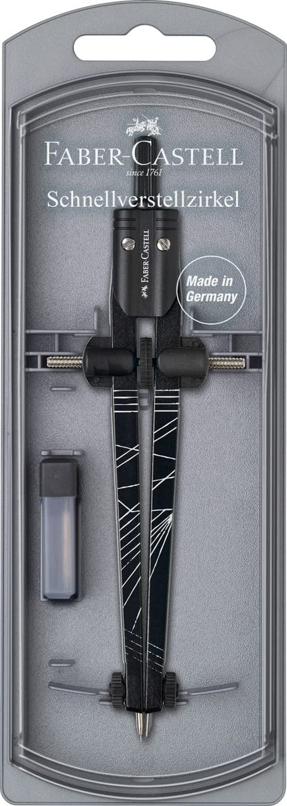 Faber-Castell Twister 2022 Compass with Quick-Set Mechanism - Various Colourways