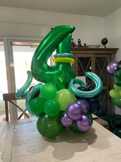 Green Number 11 Balloon - 40 Inch 11th Birthday Decoration for Boys & Girls | St. Patrick's Day Theme