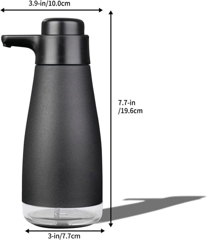 15fl.oz AIKE Liquid Soap Dispenser for Dish and Hand Soap Matte Black