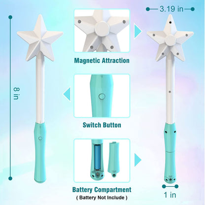 ATHLERIA Pink Flying Orb Ball with Wand,Cool Stuff Gadgets Christmas Birthday Presents Toys for Boy Girl Teens 6 7 8 9 10+ Year Old, Hover Boomerang Mini Drones for Kids,Flying Spinner