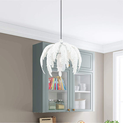 Livex Lighting 41231-60 Acanthus - One Light Mini Pendant, Antique White Finish with Antique White Metal Shade