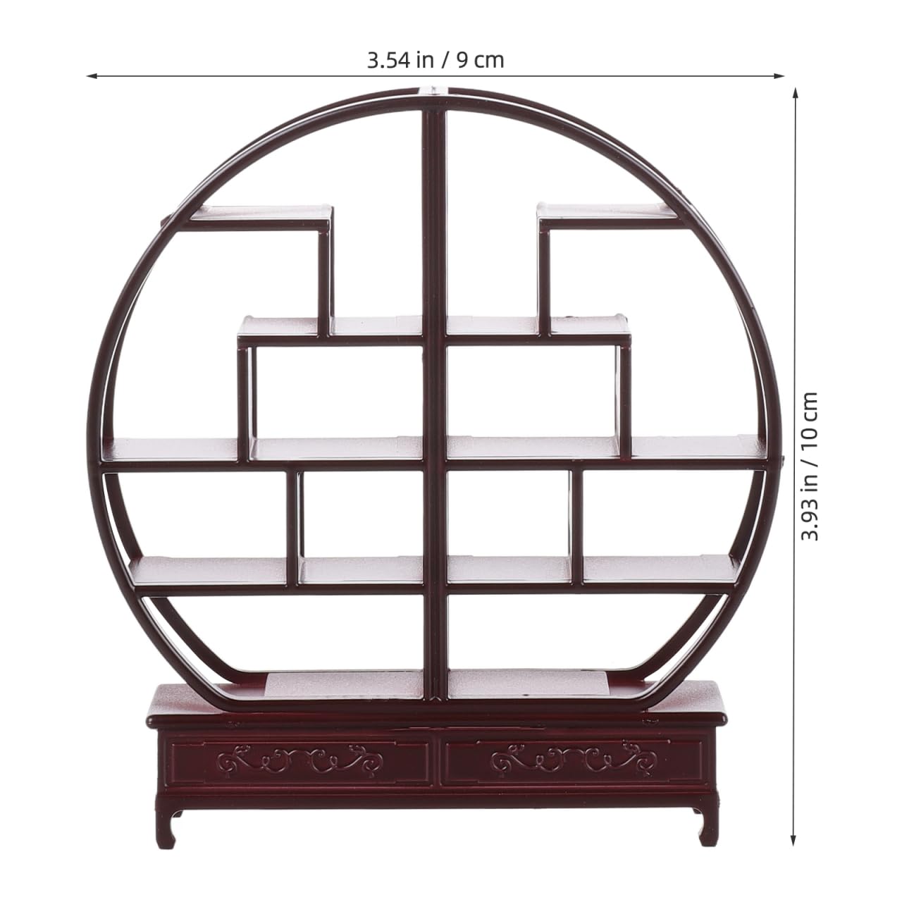 Totority Miniature Chinese Furniture Model 1 25 Scale Abs Bo Gu Shelf for Dollhouse Accessories DIY Sand Tray Decoration and Home Display