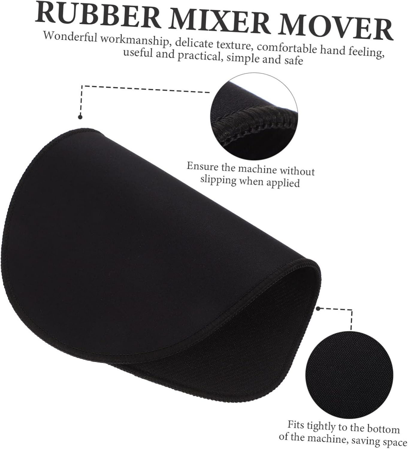 Zerodeko Non-slip Mat, Mixer Slider Mat for Stand Mixer, Countertop Appliance Slider for Blenders