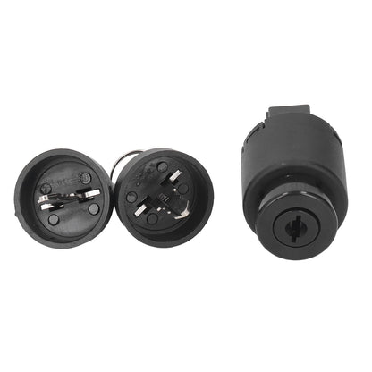 Hapivida Ignition Starter Switch, 2 Keys ABS Key Switch with Lock