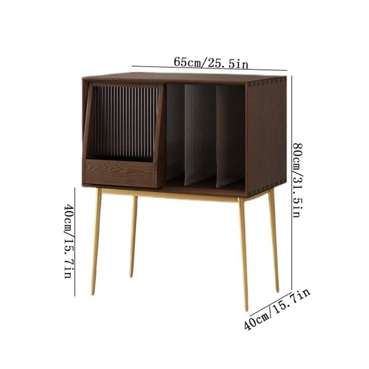 uP9sF2mD DVD Shelf Organizer Light Luxury Wooden Vinyl Record Cabinet with Sliding Doors, High Legged Books CD Storage Rack CD Storage Rack