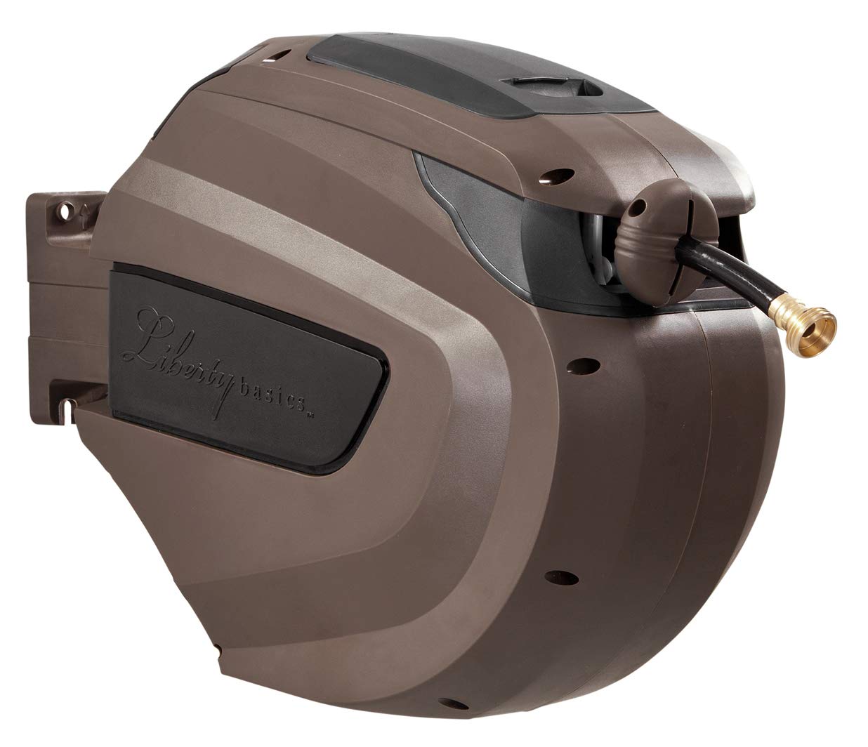 Liberty Basics 516, 65-Feet Retractable Hose Reel, Bronze
