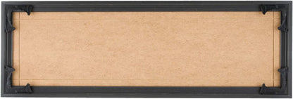 Quadro Frames 6x17 inch Picture Frame, Black, Style P375-3/8 inch Wide Molding