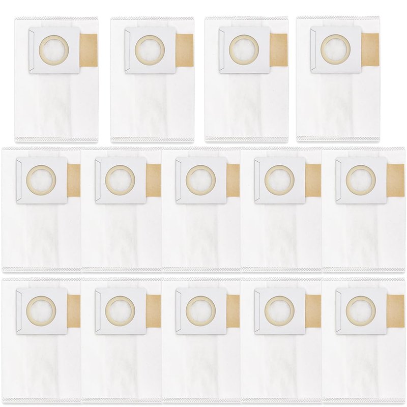 14Pack 197903-8 Filter Dust Bags for Makita Backpack Vacuum Models XCV05, XCV09 and XCV10 - Replacement Vacuum Bags Dust Bag Accessories