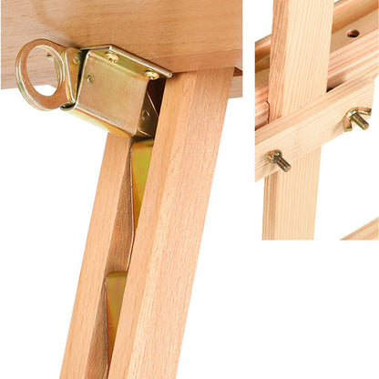 Tripod Easel, Adjustable Wood Artist Easel for Painting, Wooden A-Frame Studio Easel, Large Art Easel with Canvas Holder (B 57 * 170)