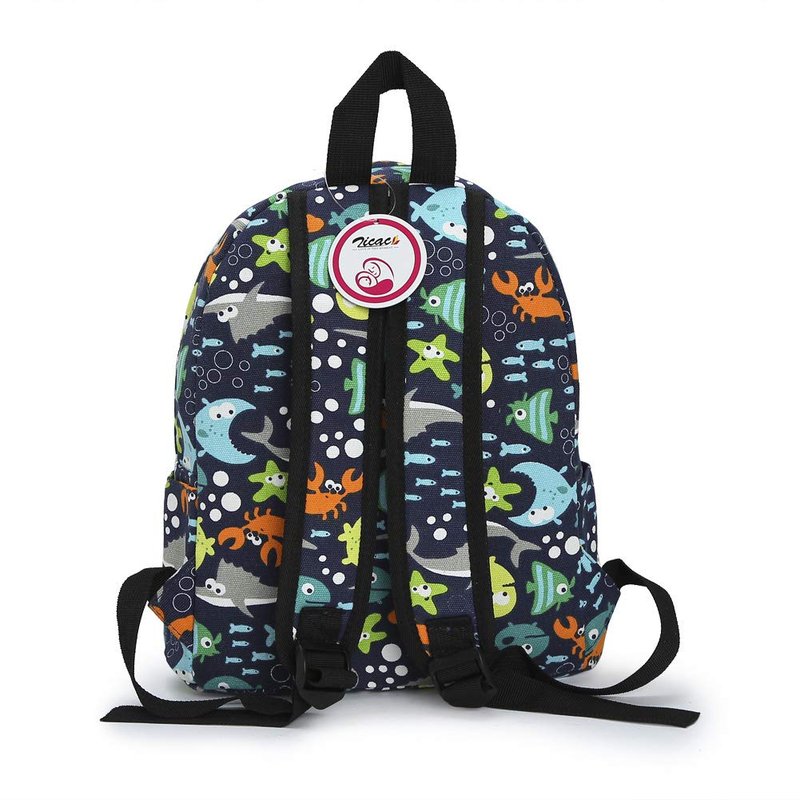 Zicac Toddler Backpack Cute Canvas Preschool Backpacks for Boys Girls, Kids Backpack Perfect for Daycare and Preschool