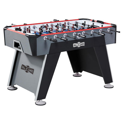 Hall of Games 56" Arcade Foosball Table, Black/Grey