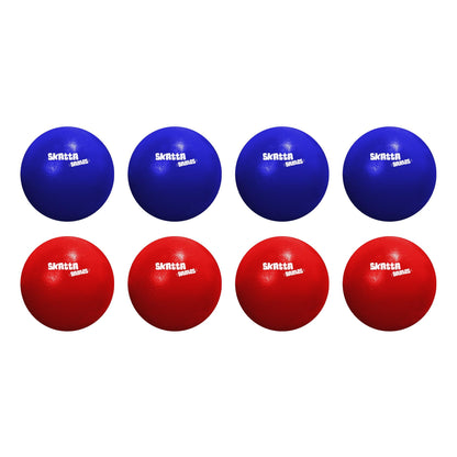 Skatta Games Skatta Ball Premium Yard Game Set - Outdoor Bocce and Shuffleboard Hybrid Lawn Play for Adults & Family - Weatherproof Backyard Beach Activity Kit with 2 Target Boards, 8 Rolling Balls
