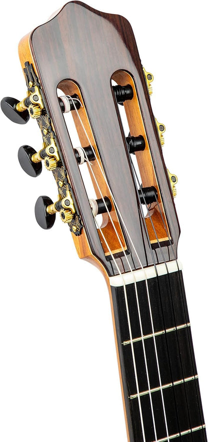 Kremona Rosa Artista – All-Solid Flamenco Guitar – Handmade in Europe – Deluxe Hardshell Case Included