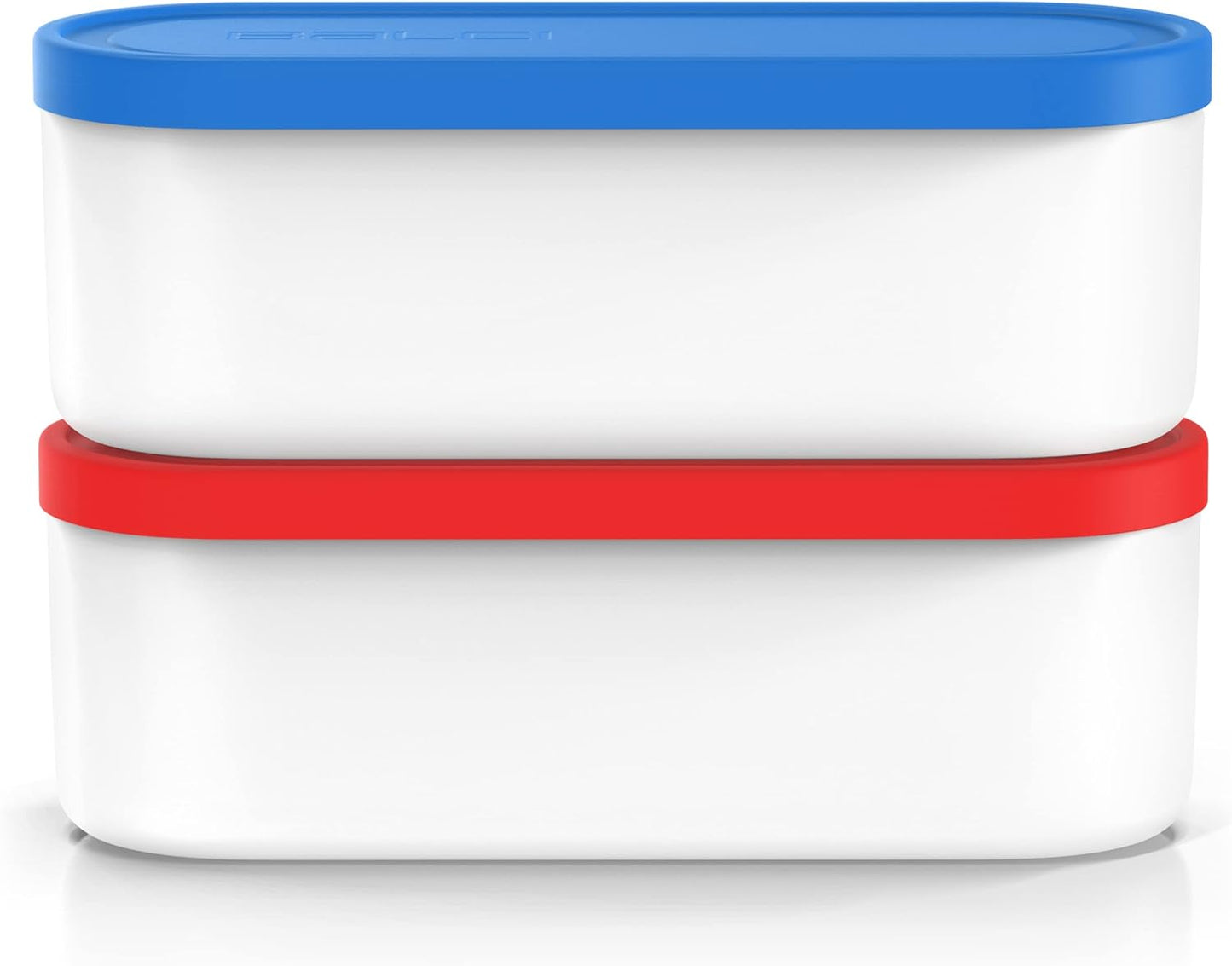 2 (Set 2) Frozen Ice Cream Containers - Quart Ea. of - Premium Reusable Freezer Storage for Homemade Ice Cream Tub