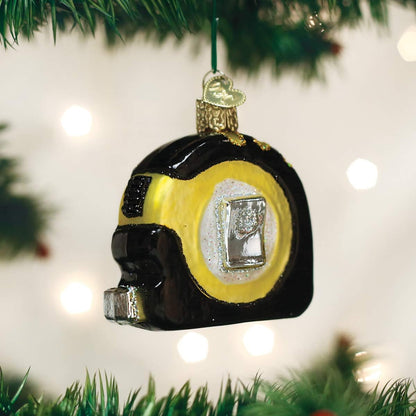 Old World Christmas Glass Blown Ornament - Tape Measure (32295)
