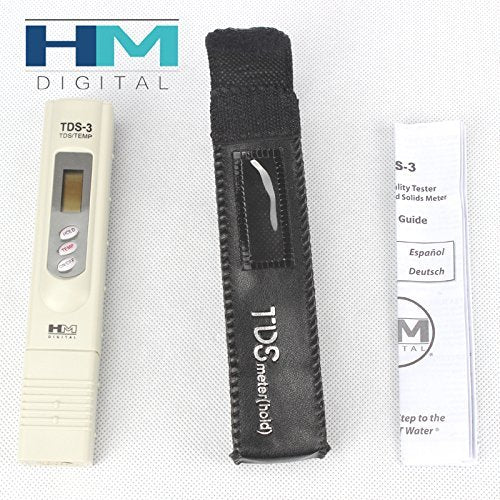 Watts Premier 273001 Digital Water Purifier Tester, LCD Screen, Measures TDS Range 0-9990 ppm, Advanced Microprocessor
