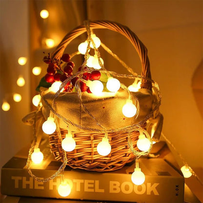 200Led 75FT 8 Dailyart Globe String Lights, Waterproof Fairy Lights Plug in Modes with Remote Control, Brightness