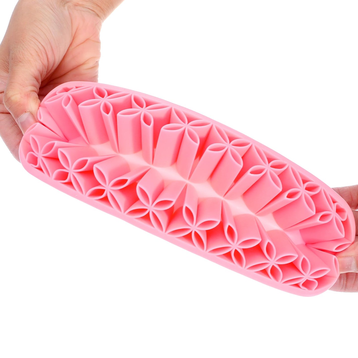 MAQUITA 4 Pack Silicone Makeup Brush Holder, Desktop Cosmetic Organizer Pen Holder, Sewing Tool Holders Beauty Tool Organizer Stand for Brush, Scissors, Toothbrush