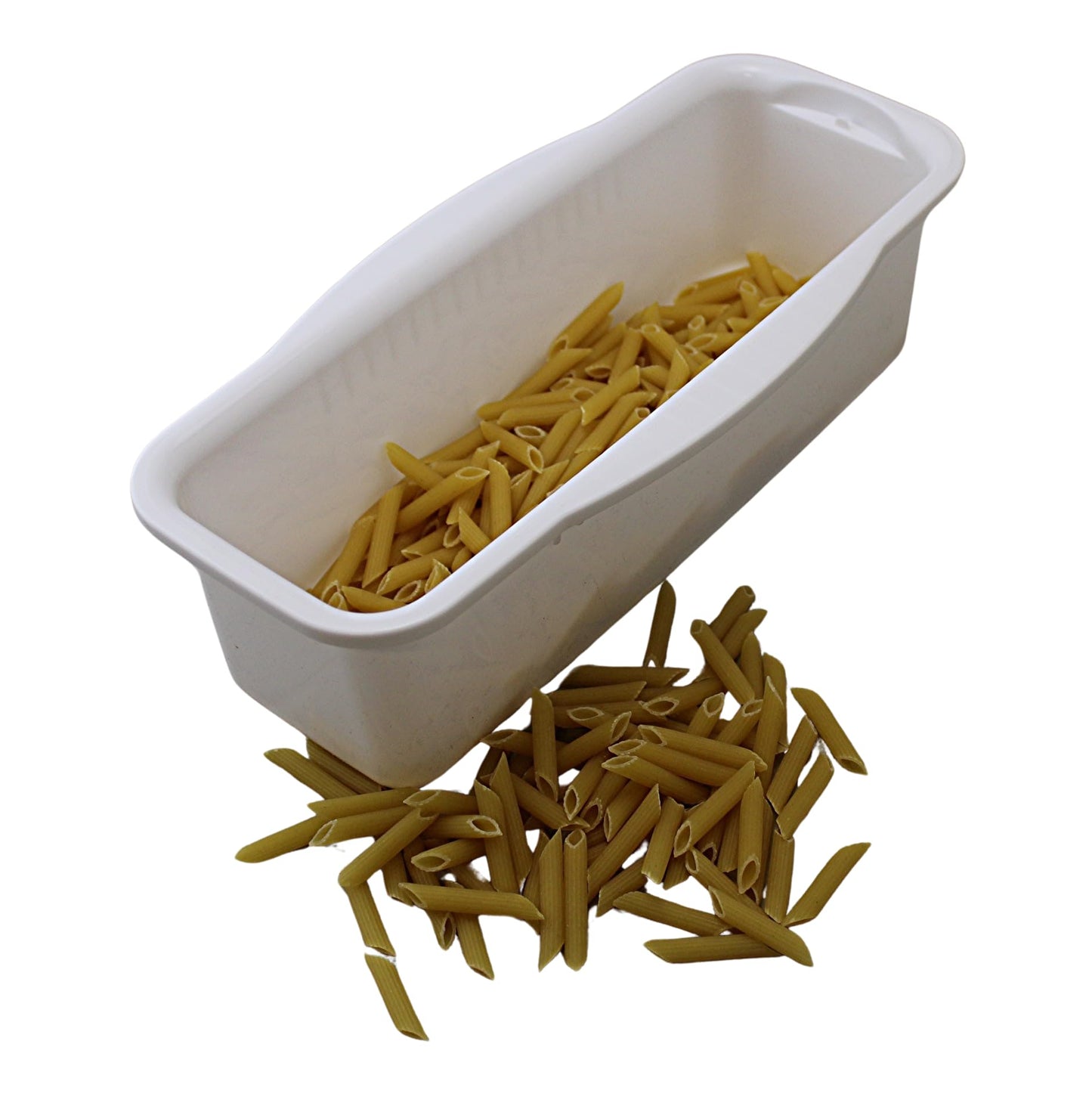 Microwave Pasta Cooker with Built-In Portion Tool, BPA-Free Microwave Pasta Maker for Spaghetti, Ramen & Vegetables, Dishwasher Safe