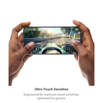 ZAGG InvisibleShield Fusion Curve with D3O for Samsung Galaxy S22 Ultra – Flexible Hybrid Screen Protection – Strengthened with D3O – Extreme Impact and Scratch Protection – for Curved Screens