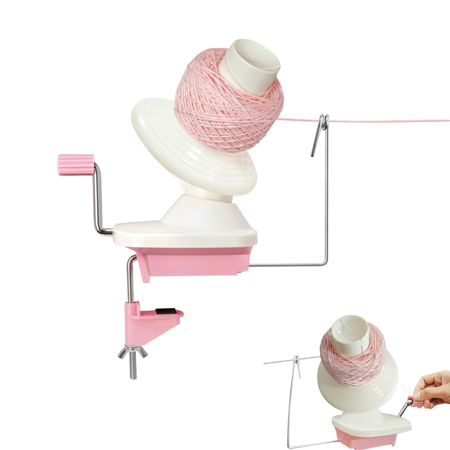 Yarn Ball Winder for Crocheting: Yarn Winder for Crocheting & Yarn Spinner for Knitting Hand Operated