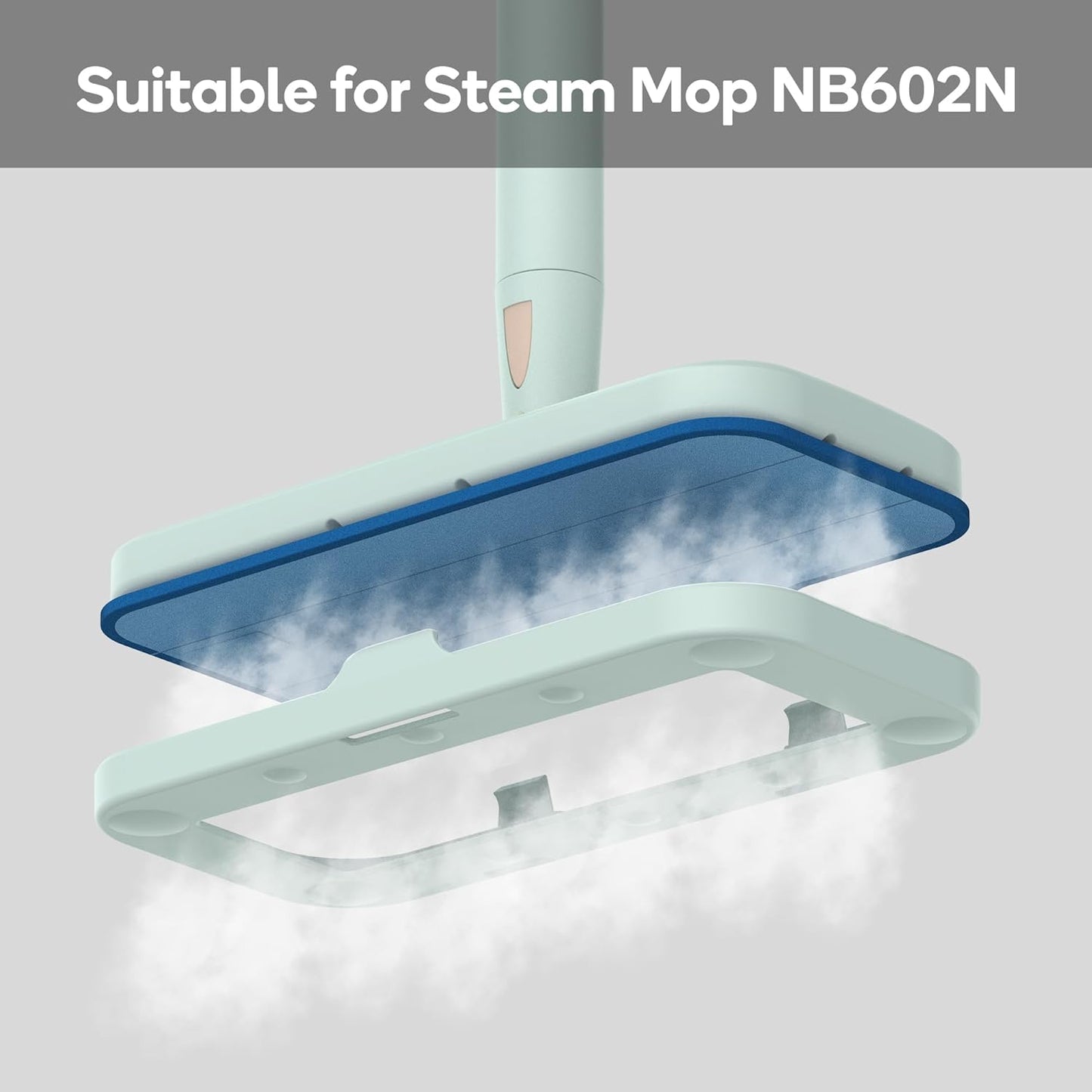 Newbealer Carpet Gilder, Steam Mop Replacement Accessory Compatible with NB602N, Durable Reusable Green