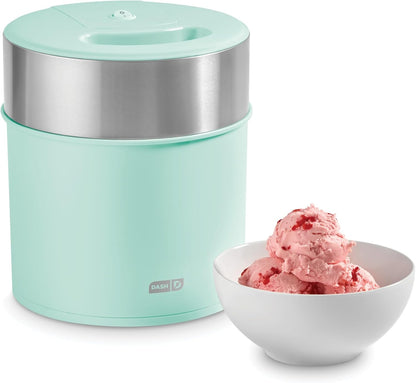 2 Dash Deluxe Gelato & Ice Cream Maker - HomeMade Dessert Maker with One-Touch Churning - Space-Saving Design & Easy