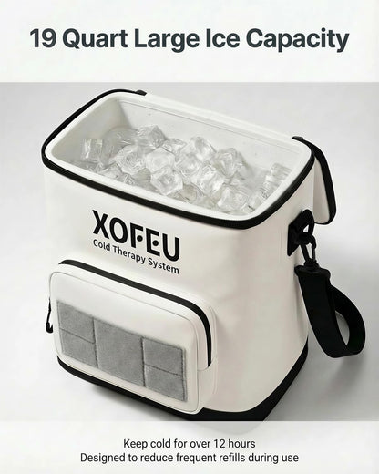 Ice Machine for Knee After Surgery, Program Timer Cold Therapy for Knee Replacement, FSA Eligible HSA, 19Qt Cryotherapy System for ACL, TKR & Sports Training Recovery, Pain Relief, Reduce Swelling