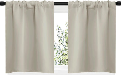 NICETOWN Blackout Curtains for Living Room, Room Darkening Window Panels, Easy-Care Thermal Insulated Drapes